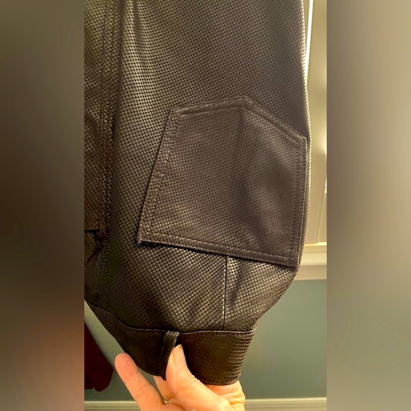 Leather Textured Pants